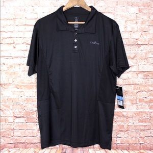 Dolfin | Black Peak Performance Breathable Polo